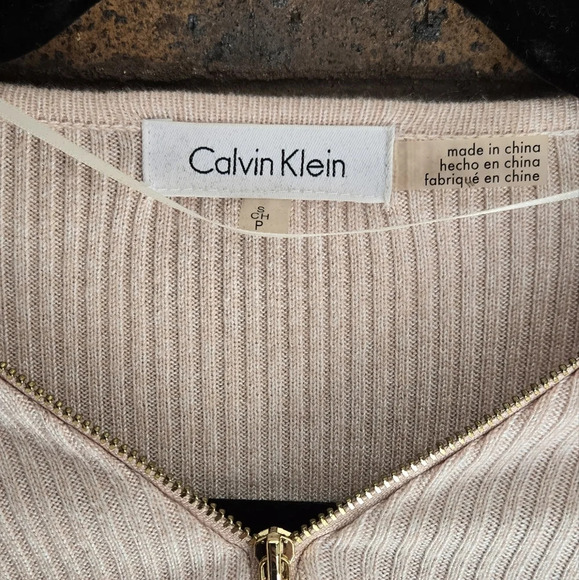 Calvin klein zip up blouse - Picture 3 of 5